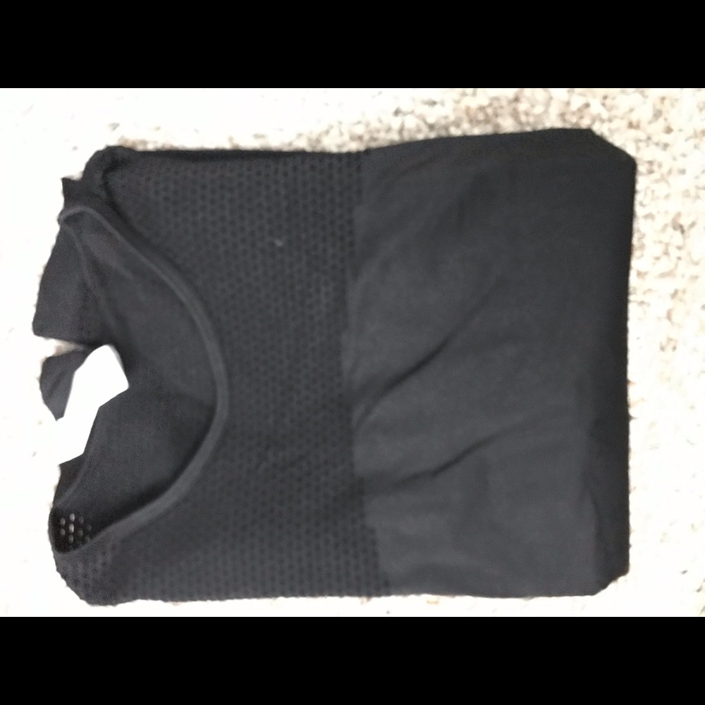 Fabletics mesh cutout long sleeve workout top